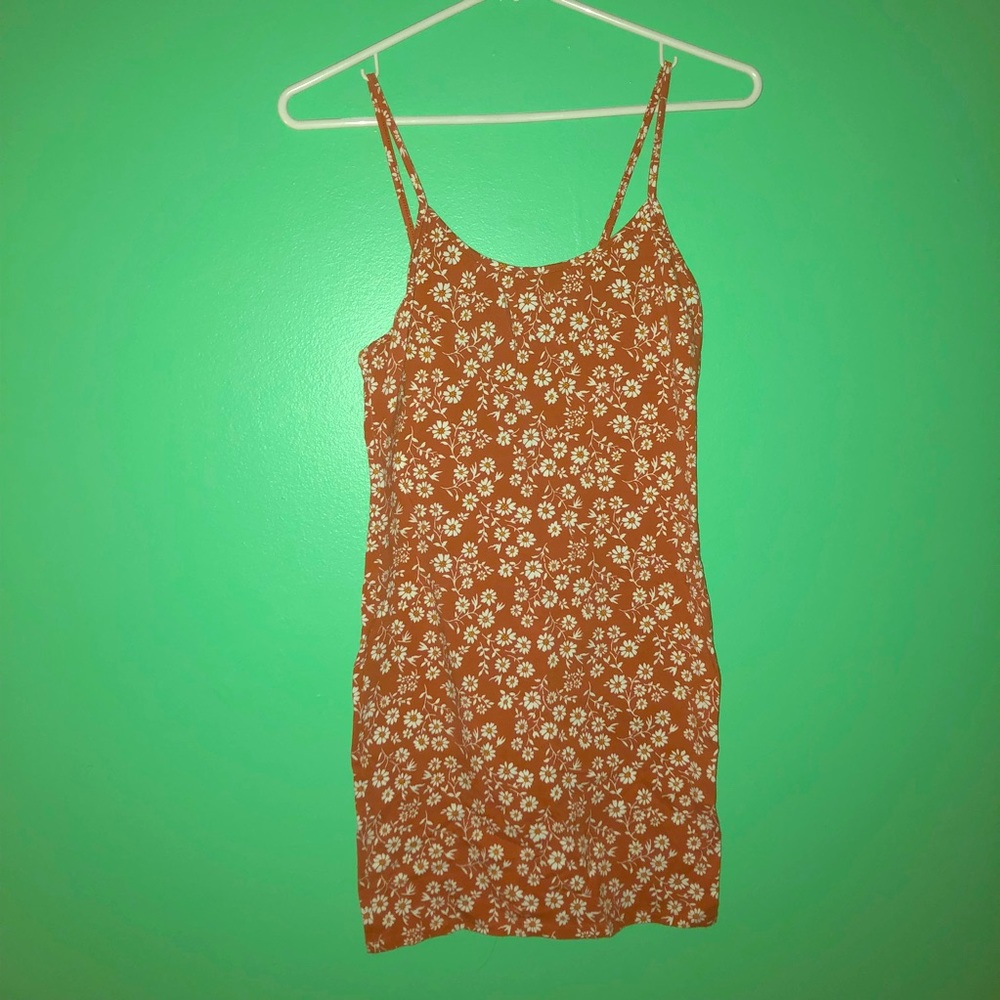 floral print mini dress